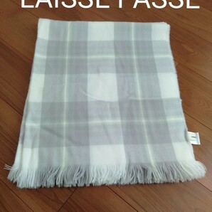 LAISSE PASSE パステルチェックストール