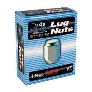 KYO-EI Lug Nuts ラグナット 袋タイプ M12xP1.25 21HEX クロームメッキ 16個入り 103S-16P/ ht