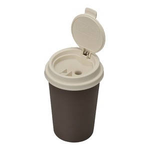 灰皿 カフェカップ型 自然消化タイプ 灰捨て簡単 大容量 グリーン/セイワ：W823 ht