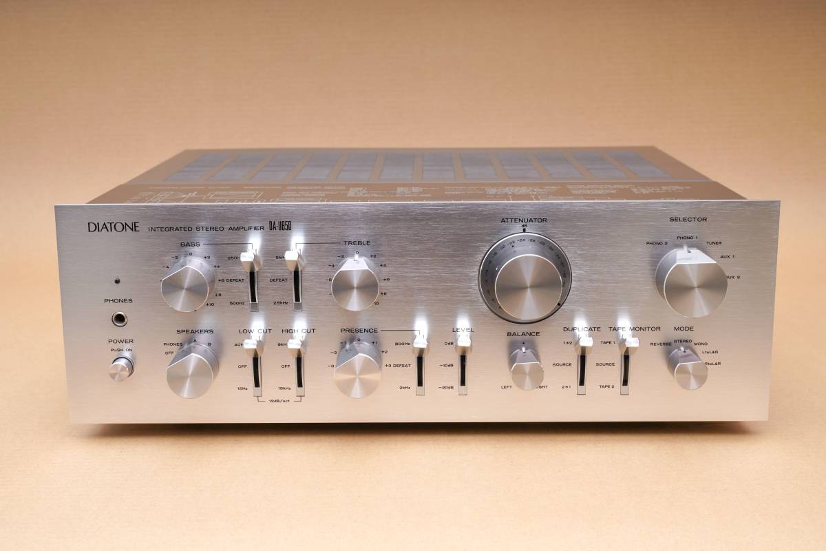 誠実 ☆希少品☆ DIATONE プリメインアンプ DA-U660 ビンテージ レトロ