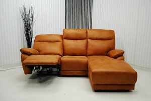  great special price * outlet * free shipping * article limit * Northern Europe style modern * electric *L type couch sofa set * Vintage style modern * Camel color 