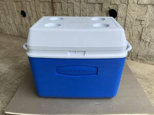  unused Rubbermaid MADE IN USA Raver meido cooler-box 51L blue blue (BOX USDM camp YETIietivintage tool box 