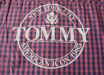 ★ メンズ トミーヒルフィガー TOMMY HILFIGER ギンガムチェック柄 バックビッグロゴ 半袖 シャツ ビッグサイズ US L 日本XLサイズ _画像10