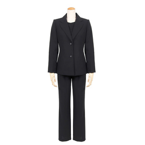 11 number black formal lady's mourning dress pants 30 fee 40 fee 50 fee woman pants suit . clothes black ceremonial occasions suit . type memorial service graduation ceremony T002