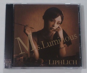 LIPHLICH リフリッチ CD＋DVD Ms.Luminous ★即決★
