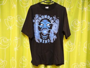 新品 THUNDER HEAD サンダーヘッド CRIME PAYS TOUR '91 メタル ロック Tシャツ Lサイズ