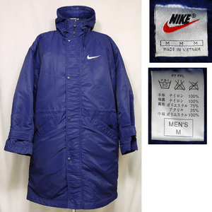  Nike MIKE bench пальто M темно-синий есть перевод прекрасный товар 
