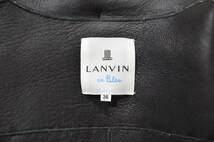 定価20万円 ランバンオンブルー LANVIN en Blue ムートン ライダース ジャケット Y-207131_画像3