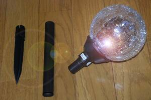  solar light glass ball / glass ... god ... light. LED light / deco Ray shon/ light sensor .ON*OFF function installing / new goods unused 