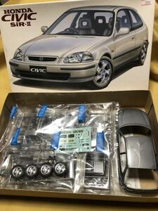 FUJIMI Fujimi Honda CIVIC SiR*Ⅱ plastic model records out of production car 1/24 out of print year thing 309