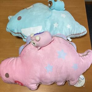 リラックマ もちもちきょうりゅうクッション 2点