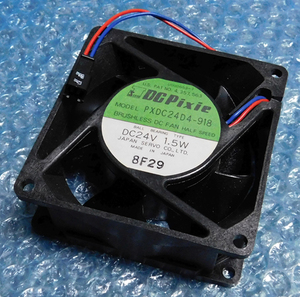 日本サーボ PXDC24D4-918 (FAN DC24V 1.5W W80×H80×D32 [mm]) [管理:店舗]