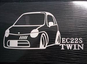 ツイン 車体ステッカー EC22S スズキ 車高短仕様 TWIN