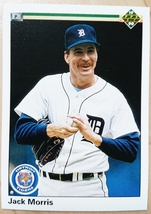 ★JACK MORRIS UPPER DECK UD 1990 #573 MLB メジャーリーグ ジャック モリス DETROIT TIGERS デトロイト タイガース HOF 大リーグ_画像1