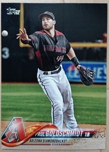 ★PAUL GOLDSCHMIDT TOPPS 2018 #618 MLB メジャーリーグ ポール ゴールドシュミット ARIZONA DIAMONDBACKS CARDINALS カージナルス MVP