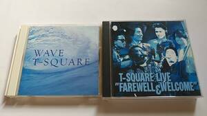 ★T-SQUARE/WAVE & T-SQUARE LIVE &#34;FAREWELL WELCOME&#34; ２枚★