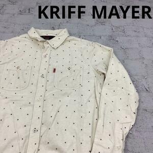 KRIFF MAYER クリフメイヤー 長袖ネルシャツ 古着 ドット W12060