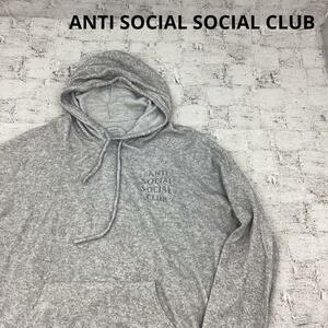 ANTI SOCIAL SOCIAL CLUB アンチソーシャルソーシャルクラブ 長袖プルオーバーパーカー 起毛素材 W12183