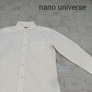 nano universe ナノユニバース 七分袖シャツ W10694