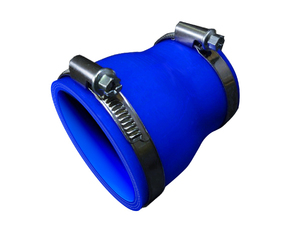 バンド付 シリコンホース ショート 異径 内径Φ8/16mm 青色 ロゴマーク無 ラジエーター インタークーラー インテーク 接続 ホース 汎用品