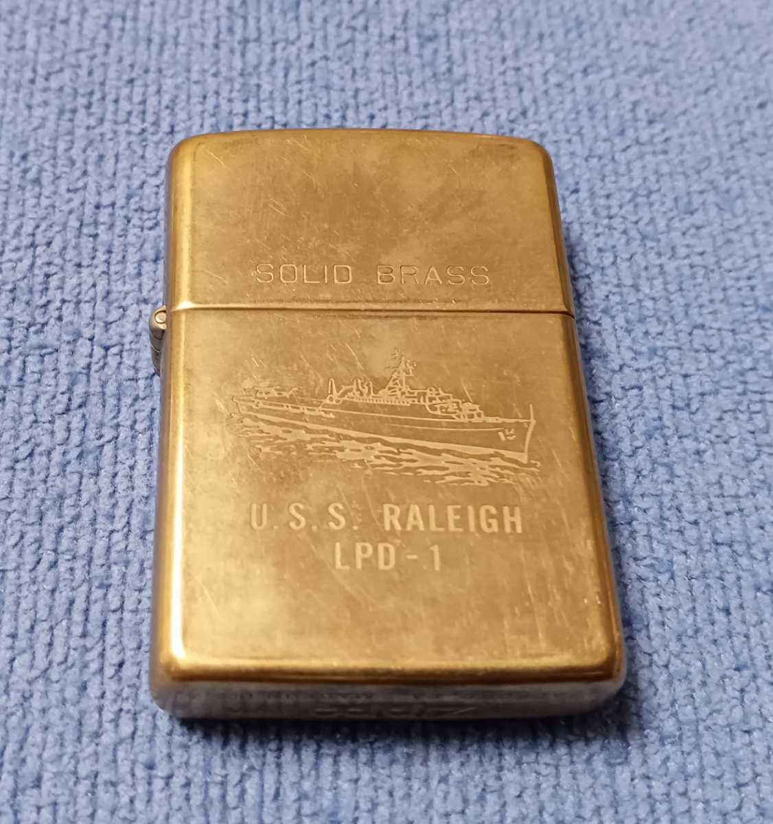 ジッポー Zippo社60周年記念 1992年ヌーヴォー SOLID BRASS 期間限定