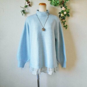  axes femme axes femme embroidery entering chu-ru race. pretty knitted sweater M