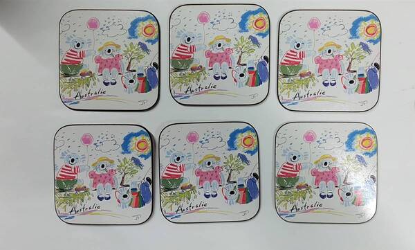 未使用のCASA COLLECTION のコースターに成ります。/オーストラリア製 ★(A1C1B)