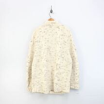 EU VINTAGE CABLE DESIGN KNIT OVER CARDIGAN/ヨーロッパ古着ケーブルデザインニットオーバーカーディガン_画像5