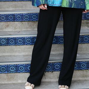 USA VINTAGE MARCY ALLAN PLEATES DESIGN EASY PANTS/アメリカ古着プリーツデザインイージーパンツ