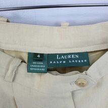 USA VINTAGE RALPH LAUREN WOOL COLOR SLACKS PANTS/アメリカ古着ラルフローレンウールカラースラックスパンツ_画像9