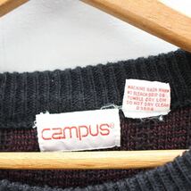 USA VINTAGE CAMPUS DESIGN OVER KNIT/アメリカ古着キャンパスデザインオーバーニット_画像9