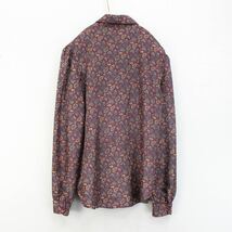 USA VINTAGE PEISLEY PATTERNED RIBBON TIE BLOUSE/アメリカ古着ペイズリー柄リボンタイブラウス_画像6