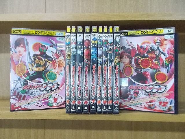 2022年秋冬新作 【中古DVD レンタル落ち】仮面ライダーオーズ 16枚