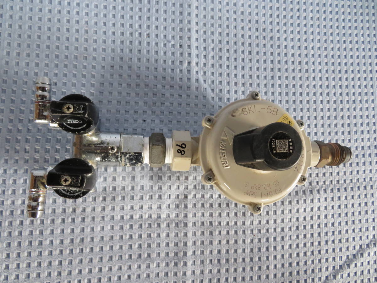 新品 ネジボールガス栓 検査孔付 1/2 中間コック 15A LPガス用 9個
