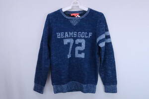 【超美品】BEAMS GOLF(ビームスゴルフ) セーター 紺 レディース M 83-15-0047-646 ゴルフウェア 2210-0226 中古