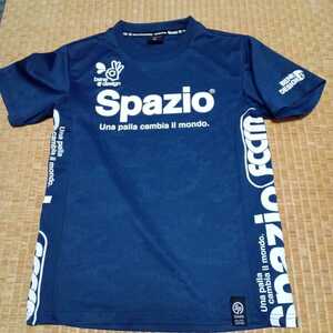 Ｓｐａｚｉｏ　半袖　プラシャツ　160　紺　サッカー　フットサル