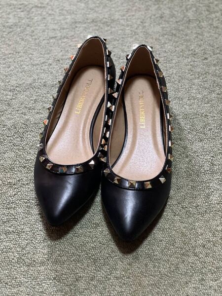 【新品】LIBERTYDOLL/スタッズパンプス(LL)