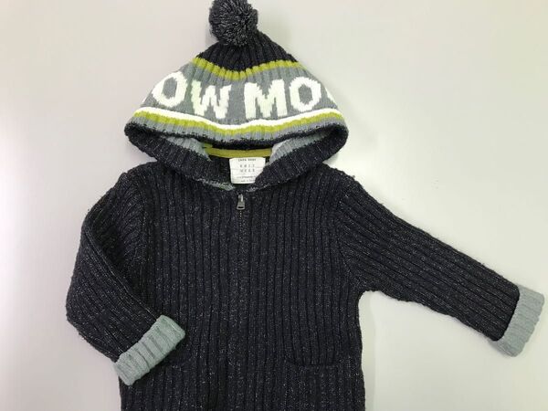 ZARA BABY フード付きニット 74cm