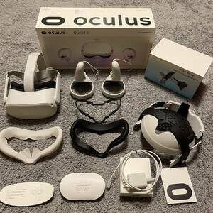 【美品】128G Oculus Quest2 オキュラスクエスト2 本体 ヘッドストラップ付き メタクエスト2 Meta 