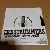 EP レコード JPN盤 GB-001 / The Strummers ザ・ストラマーズ Welcome Scum / Fly / 1996年 番号入り限定盤_画像2