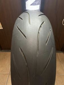 中古MCタイヤ BRIDGESTONE BATTLAX S21 180/55ZR17 ブリヂストン バトラックス ハイパースポーツ 180 55 17 3918 K2955