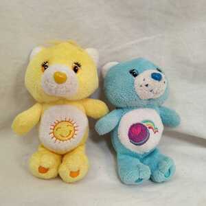  care Bear 2 piece set carebears.. soft toy light blue yellow color 11cm 221116