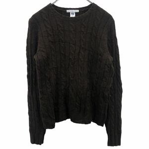 GAP ニットセーター Sサイズ ギャップ ブラウン ケーブルニット レディース 古着卸 アメリカ仕入 t2211-3193