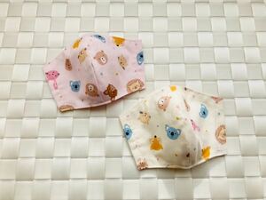 ★ インナーマスク 立体 ＊ハンドメイド ＊子供＊幼児用☆２枚セット