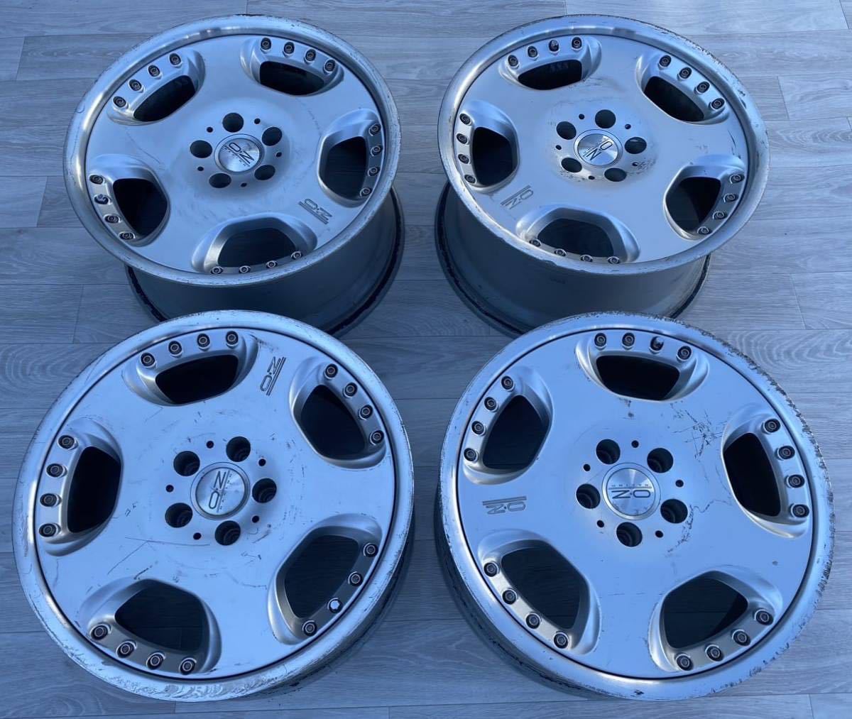 値下げ!! O.Z RACING ホイール 18インチ 8J 4本 中古 ホイール