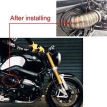 送料無料 Bmw RnineT Pure Racer Urban Scrambler スチールバックル チタン合金 保護カバー アクセサリー_画像1