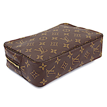 ルイヴィトン LOUIS VUITTON モノグラム ブラウン 茶 ポーチ トゥルーストワレット 23 M47524_画像3