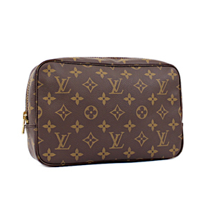 ルイヴィトン LOUIS VUITTON モノグラム ブラウン 茶 ポーチ トゥルーストワレット 23 M47524