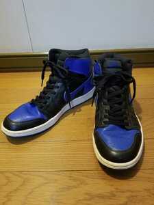 NIKE ナイキ AIR JORDAN 1 RETRO エアジョーダン1 レトロ 136066-041 ROYAL 中古 古着 匿名配送