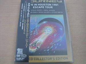 ★限定盤 JOURNEY ジャーニー LIVE IN HOUSTON 1981 ESCAPE TOUR コレクターズ・エディション国内盤 DVD CD 2枚組 中古品